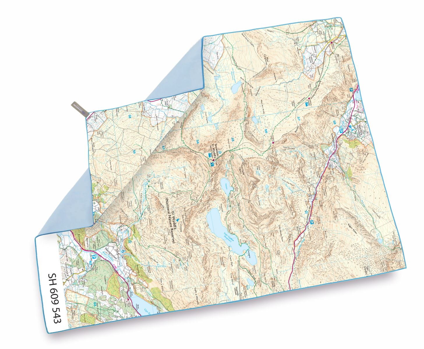 A map towel