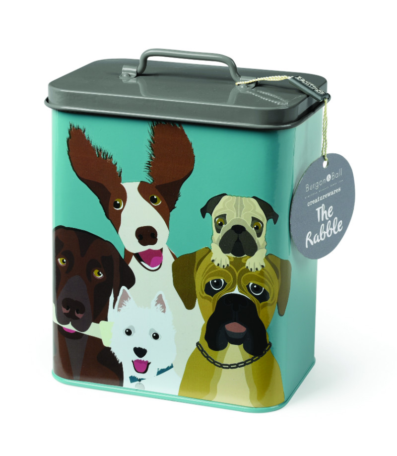 Burton and Ball Dog tin