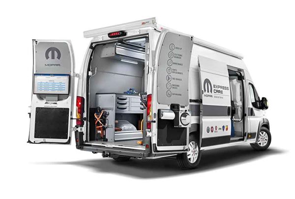Mobile service stations will soon be available to Fiat-based motorhome owners here