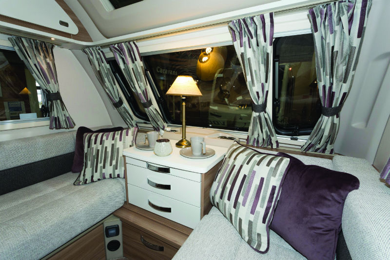 Swindon Caravan Centre Swift Vogue fabrics