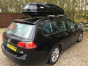 Using a roof box