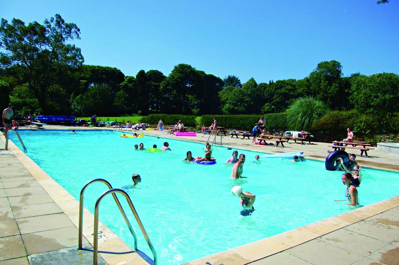 Trewan Hall Camping and Caravanning pool