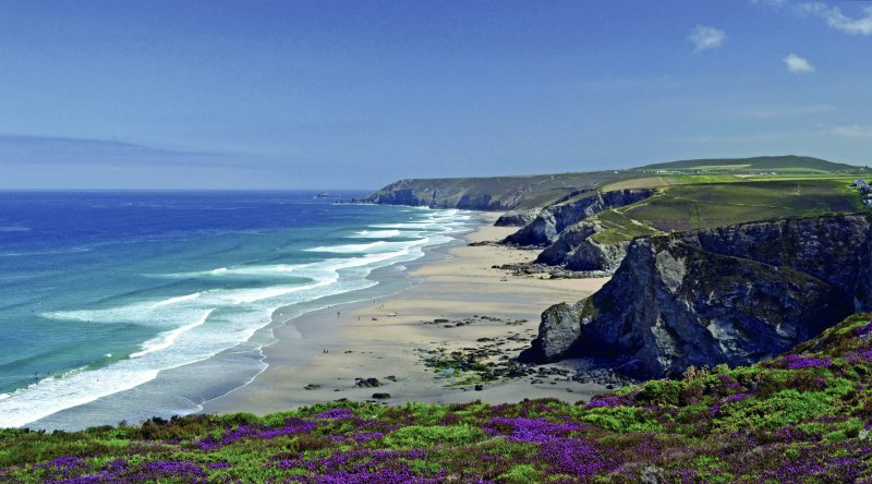 Porth Beach coastal