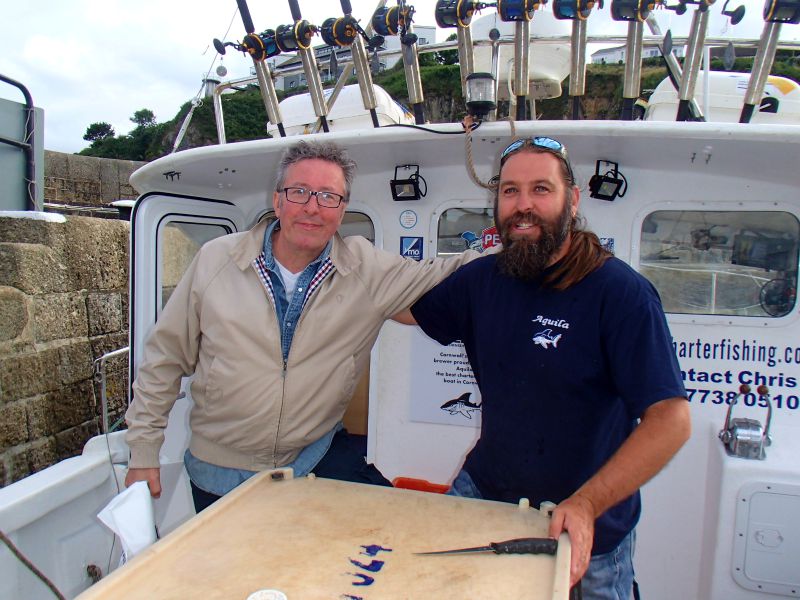 Rowland and Chris on the Aquila