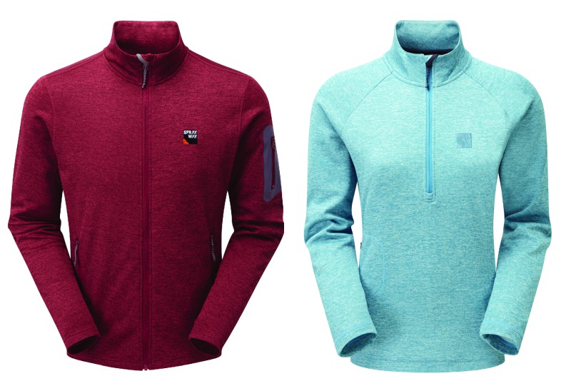 Sprayway Saul and Akka Fleeces