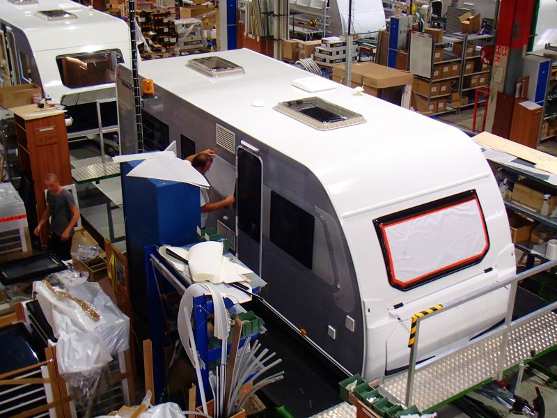 vinyl graphics are carefully applied