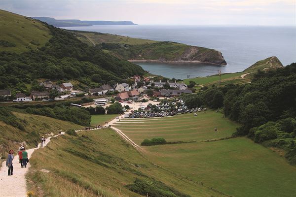 View over Lulworth Cove