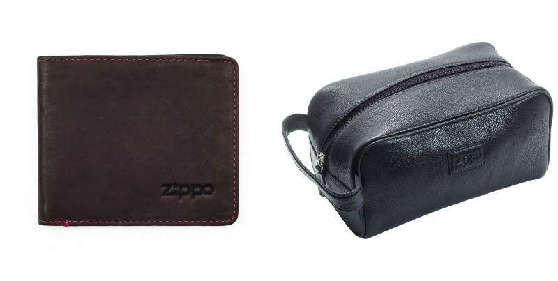 Zippo wallet and toiletry bag