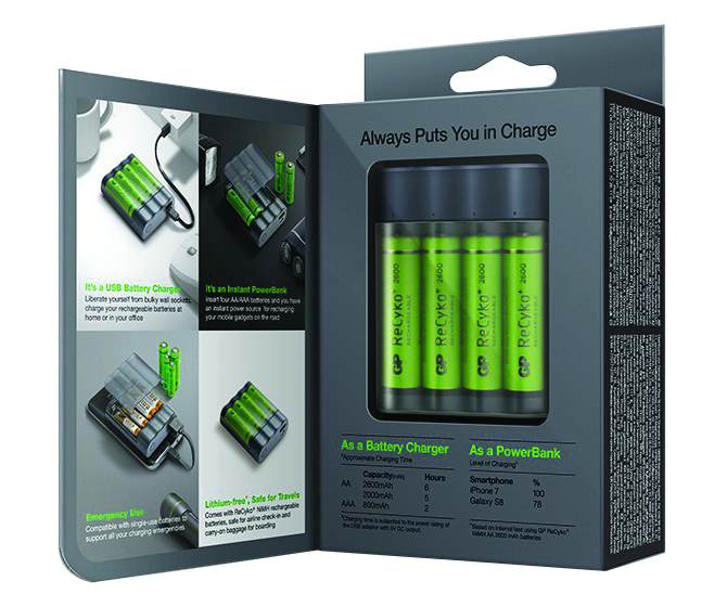 GP Batteries&rsquo; Charge AnyWay