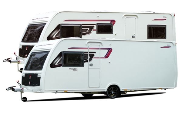 Marquis Lunar Venus Deluxe caravan range