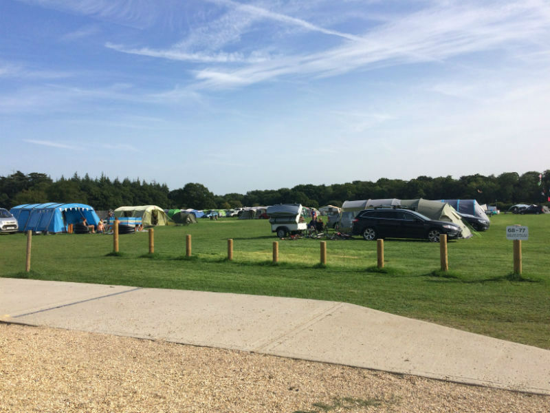 Long meadow campsite