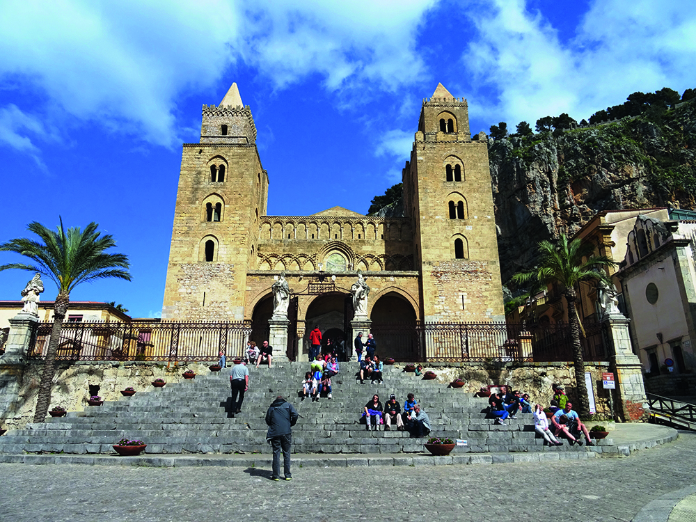 The cathedral in Cefalu