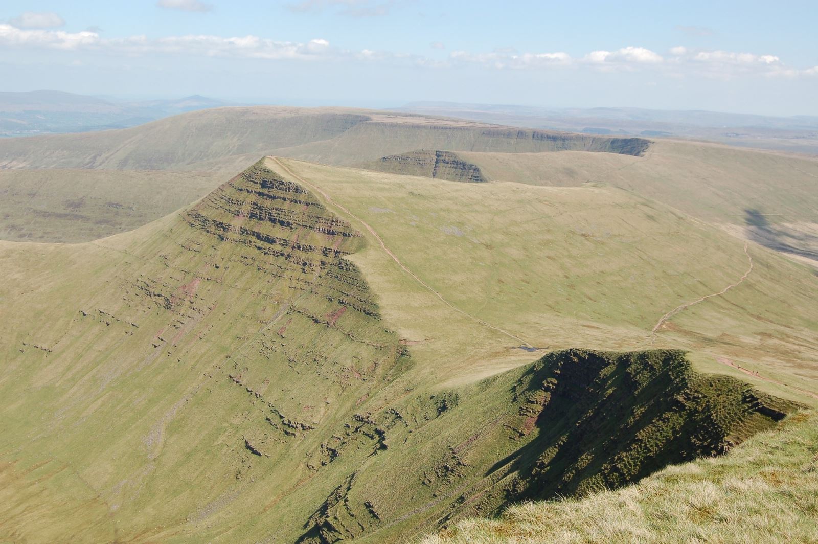 The Brecon Beacons landscape The Brecon Beacons landscape
