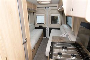 Autoquest CV20 interior looking rear