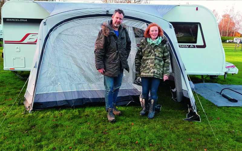 Vango Rapide 350 erected