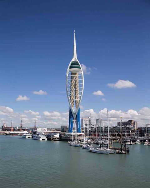 Portsmouth's iconic Spinnaker Tower