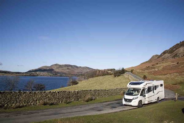 Cruising past Crummock Water