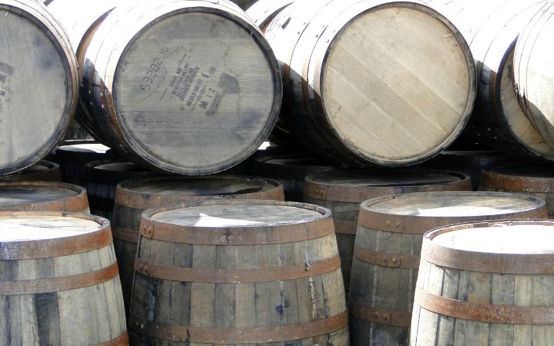 whisky barrels