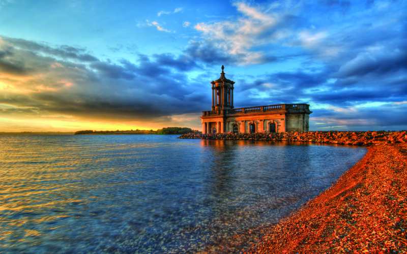 Photo courtesy of Visit England Rutland water - Normanton church