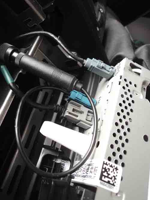 Motorhome radio aerial lead