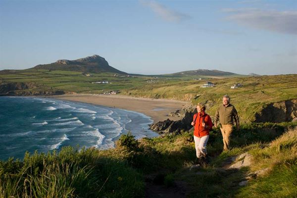 Walking the coastal path at Whitesands Bay, Pembrokeshire (pic courtesy Visit Britain) Walking the coastal path at Whitesands Bay, Pembrokeshire (pic courtesy Visit Britain)