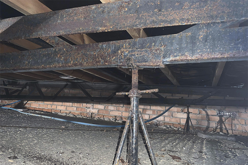Chassis in need of treatment