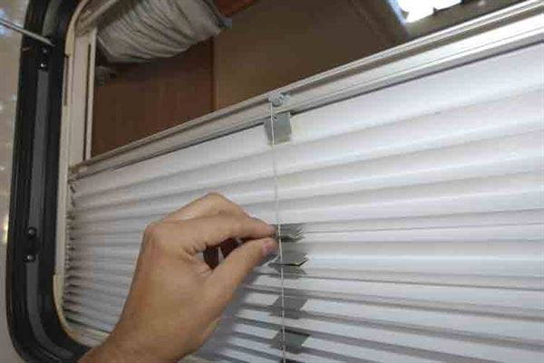 With a bit of patience and an hour to spare, you can repair damaged cassette blinds in your motorhome - picture courtesy of Peter Rosenthal With a bit of patience and an hour to spare, you can repair damaged cassette blinds in your motorhome - picture courtesy of Peter Rosenthal