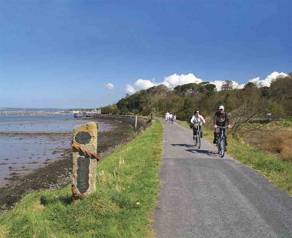 Cycling along the Tarka Trail - picture courtesy of VisitBritain/VisitDevon/Neville Stannikk