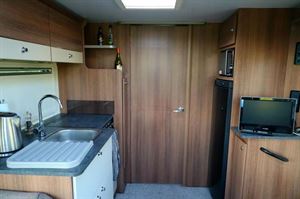 A caravan of two rooms