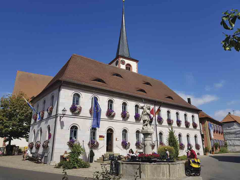 Image of a historic building in Sommerach, Germany