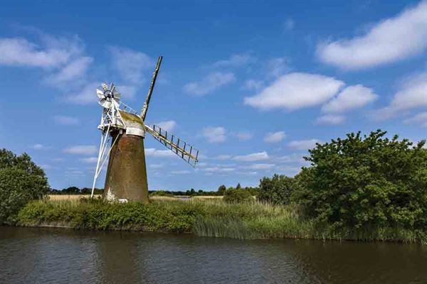 A windmill on the Norfolk Broads - picture courtesy of David Chapman
