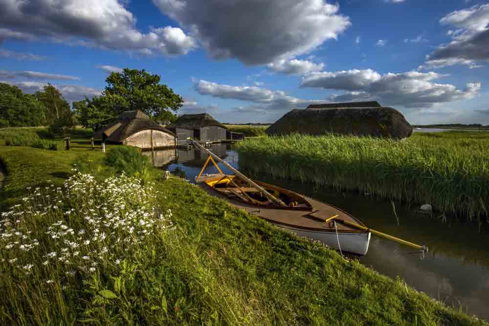 Image of a boat on the Norfolk Broads