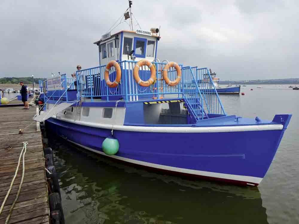 The MV Orcombe ferry
