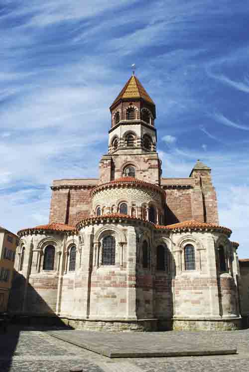 Image of Brioude church in France