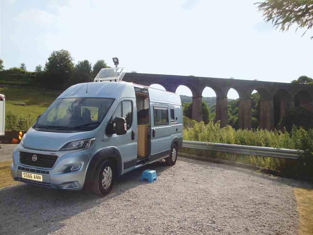 The finished campervan - ready to travel