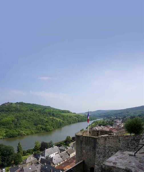A view of the Moselle, seen from the castle at Sierck-les-Bains © Warners Group Publications, 2019