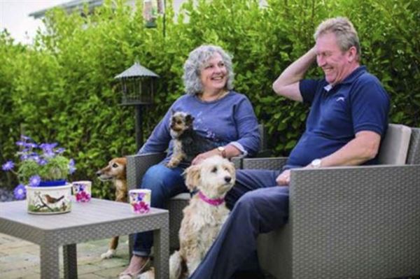 Tom and Marlene Tomkins (picture courtesy of RoyaleLife/Wickham Court/Nisha Haq Photography)