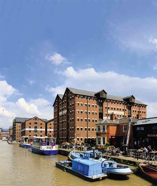 Llanthony Warehouse at Gloucester Docks - picture courtesy of Felicity Martin