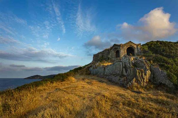 Adelaide's Grotto and Rame Head, Cornwall - picture courtesy of David Chapman