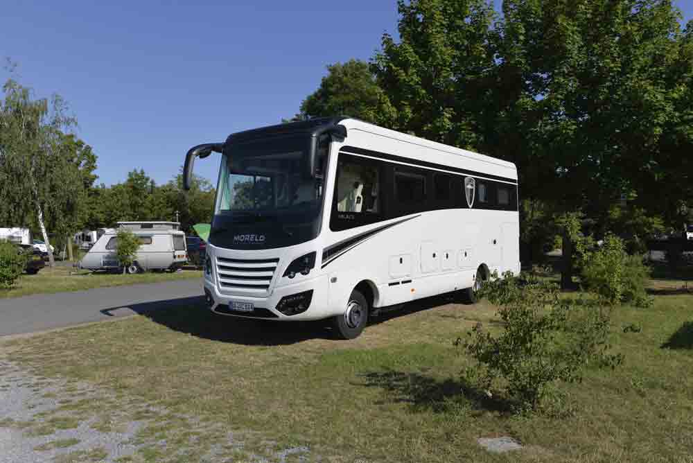 Image of a Morelo motorhome weighing 7,500kg