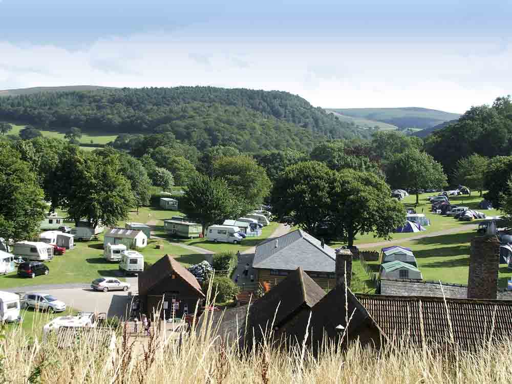 Image of Burrowhayes camp site in Somerset