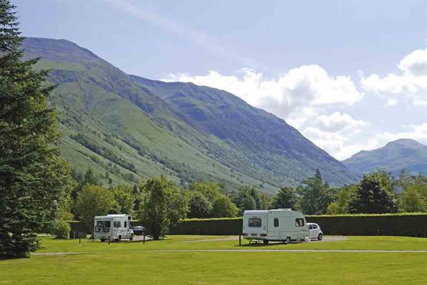 Glen Nevis Caravan & Camping Park in Fort William, Scotland © Warners Group Publications, 2019