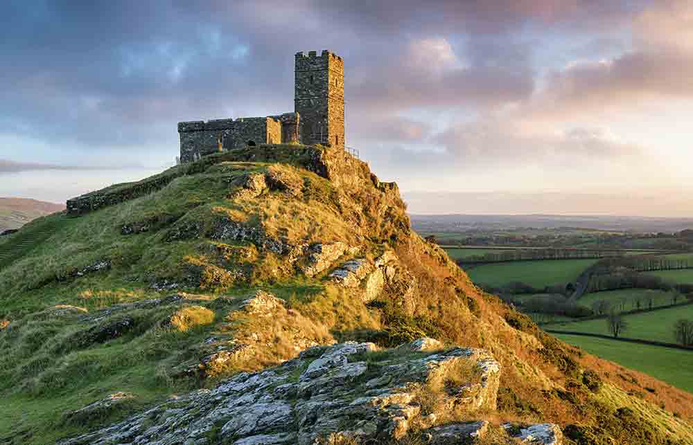 Image of Brentor Church, in Dartmoor, Devon