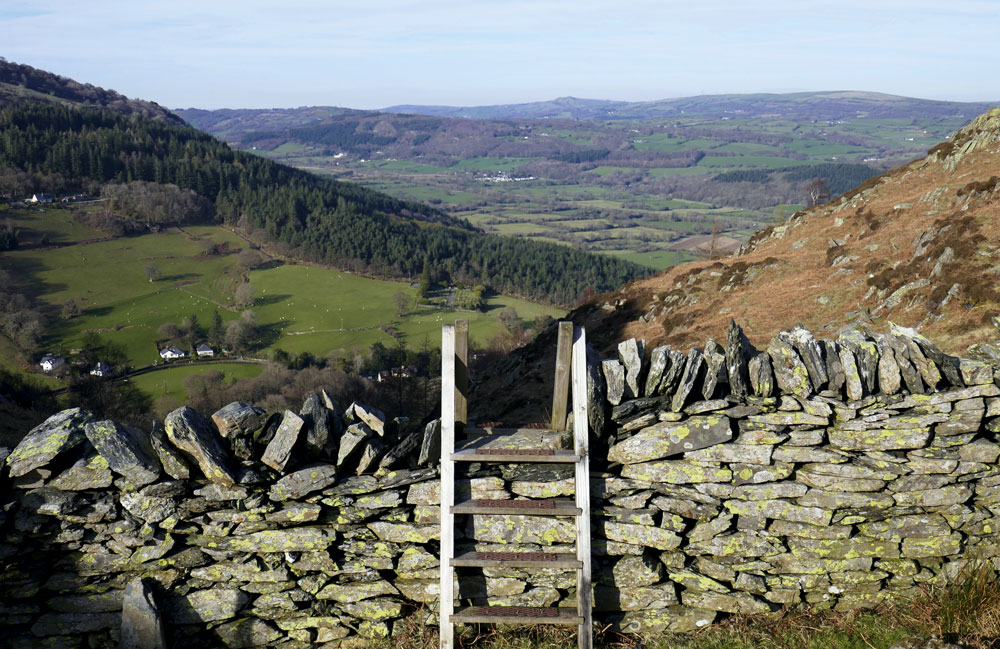 A view of Trefriw in Conwy