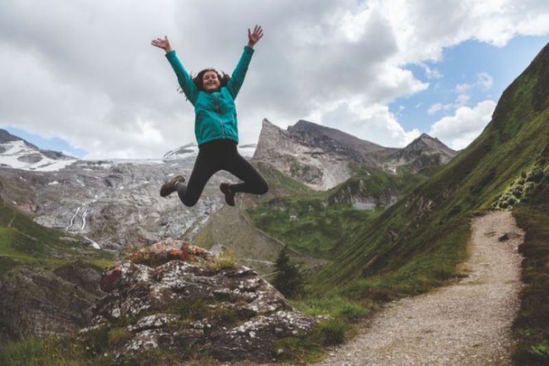 Sophie Werrin in the Tyrol