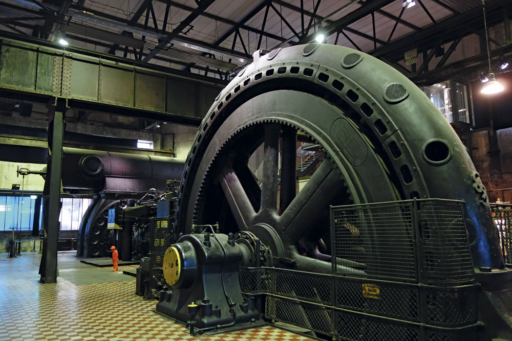 Turbine hall at the Volklingen Ironworks
