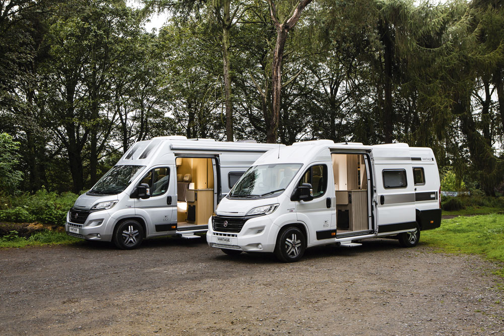 The Sky and Rio motorhomes from Vantage motorhomes