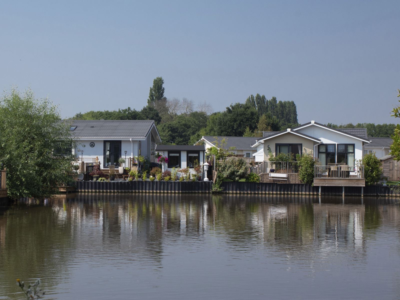 Park homes in the sunshine