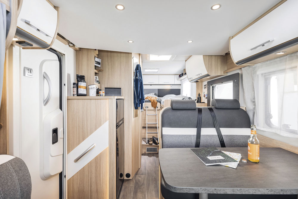 The interior of the Sunlight T 67 S motorhome