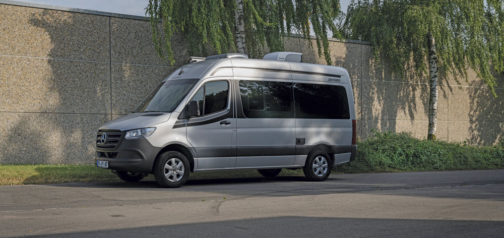 The Hymer DuoCar campervan